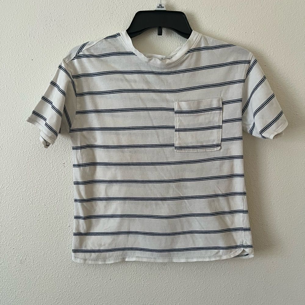 Zara Boy striped T Shirt size 7